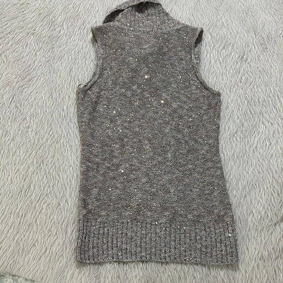 International concepts brown gold knit turtle neck top size small - Picture 5 of 5